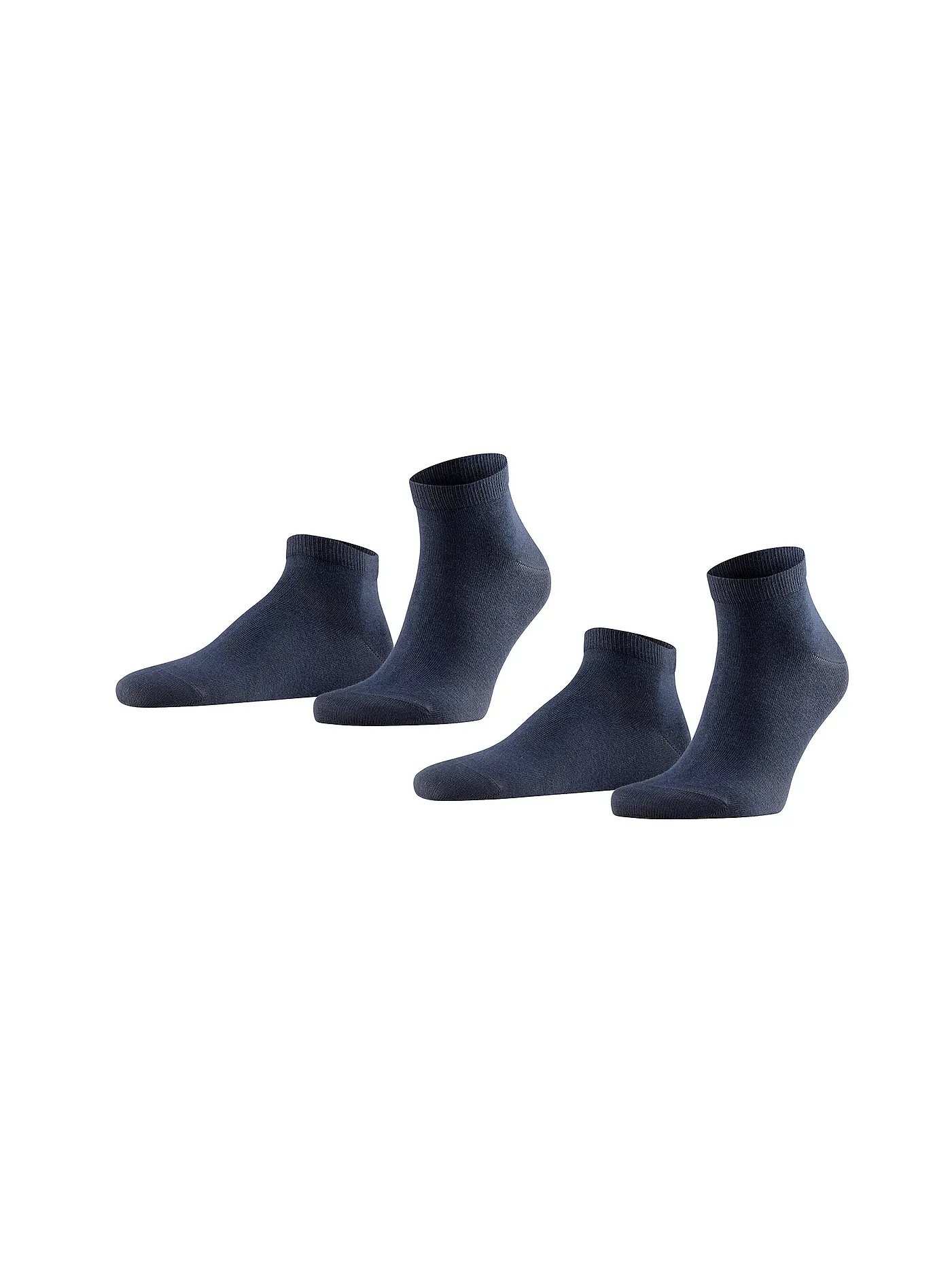 FALKE | Sneakersocken 2-er Pkg "Happy" (white) | blau